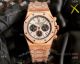 Knockoff Audemars Piguet Royal Oak Rose Gold Chronograph White Dial Watches 42mm (5)_th.jpg